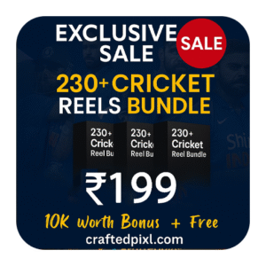 230+ Cricket Reels Viral Bundle