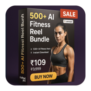 💪 500+ AI Fitness Reel Bundle