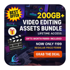 🎬 200GB+ Video Editing Assets Bundle