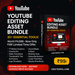 🎬 YouTube Editing Asset Bundle