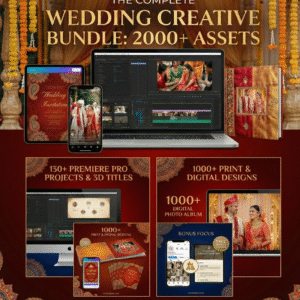 Wedding invitation templates bundle