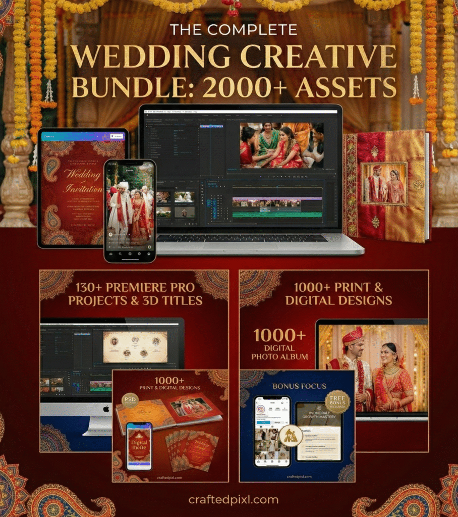 Wedding invitation templates bundle